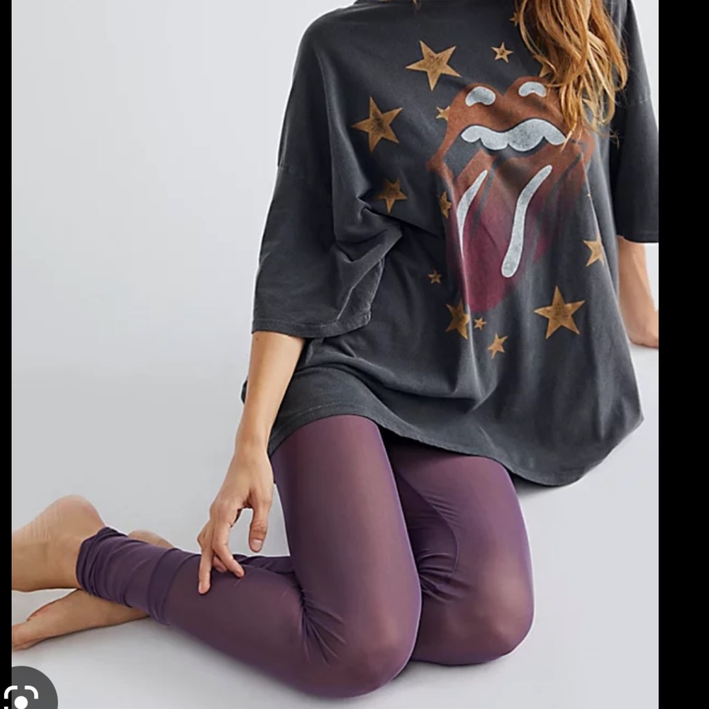 NWT Free People Make it Happen Mesh Leggings XS